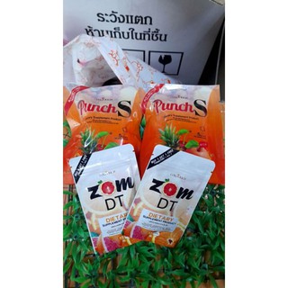 เเพ๊คคู่ 4ชิ้น คอลล่าริช ZOM DT 2ซอง+คอลล่าริช พันซ์ 2ซอง