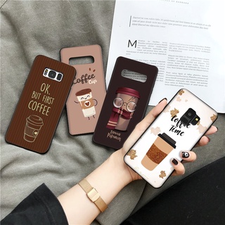 เคสโทรศัพท์ซิลิโคน แบบนิ่ม ลายกาแฟ สําหรับ Samsung Galaxy J4 J6 J8 J7 J730 J7 Core J7 Pro