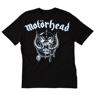 เสื้อยืดผ้าฝ้ายพิมพ์ลายขายดี เสื้อยืด พิมพ์ลายหัวกะโหลก Motorhead Metal Skull 1 หลากสี คุณภาพสูง สไตล์พังก์