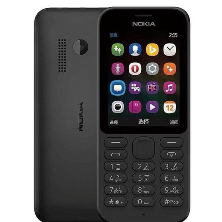 โทรศัพท์มือถือ  โนเกียปุ่มกด NOKIA PHONE 215 (สีดำ) จอ2.4นิ้ว   3G/4G ลำโพงเสียงดัง รองรับทุกเครือข่าย 2021ภาษาไทย-อังกฤ