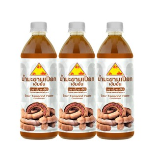 🔥แนะนำ!! ฉั่วฮะเส็ง มะขามเปียกเข้มข้น 380 กรัม x 3 ขวด Chua Ha Seng Tamarind 380 g x 3 bottles