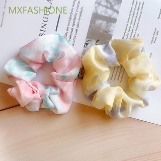 Mxfashione ยางรัดผมแฟชั่นเกาหลีสําหรับย้อมสีผมหลากสี