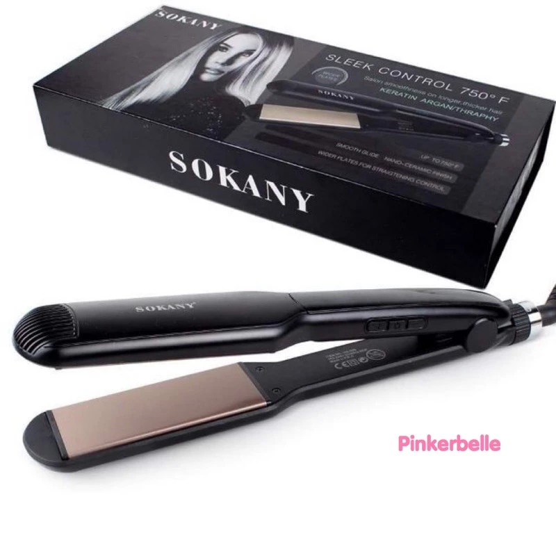ส่งไว Sokany HS-059 รุ่นใหม่ ปี 2026‼️ ของแท้💯 เครื่องหนีบผม Sokany 059 เครื่องม้วนผม ที่หนีบผม หน้าจอดิจิตอล