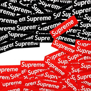 Camping sticker ชิ้นละ 3 บาท!!!Sup Supreme sticker สติกเกอร์กันน้ำรูปแบบที่แตกต่างกัน, 1 ชิ้น