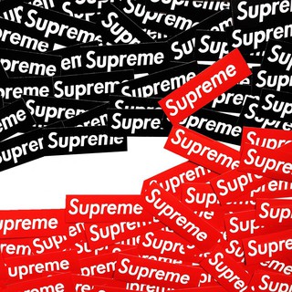 Camping sticker ชิ้นละ 3 บาท!!!Sup Supreme sticker สติกเกอร์กันน้ำรูปแบบที่แตกต่างกัน, 1 ชิ้น