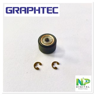 ลูกล้อเครื่องตัดสติ๊กเกอร์ Graphtec มีลูกปืนในตัวและกิ๊ฟล๊อค