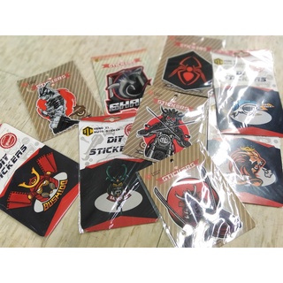 34แบบ สติ๊กเกอร์ติดรถ สติ๊กเกอร์แต่งรถ สติ๊กเกอร์ Car Sticker DIY Stickers สติ๊กเกอร์กันน้ำ ซามูไร Sticker Samurai