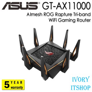 ASUS GT-AX11000 AImesh ROG Rapture Tri-band WiFi AX11000 Gaming Router/ivoryitshop