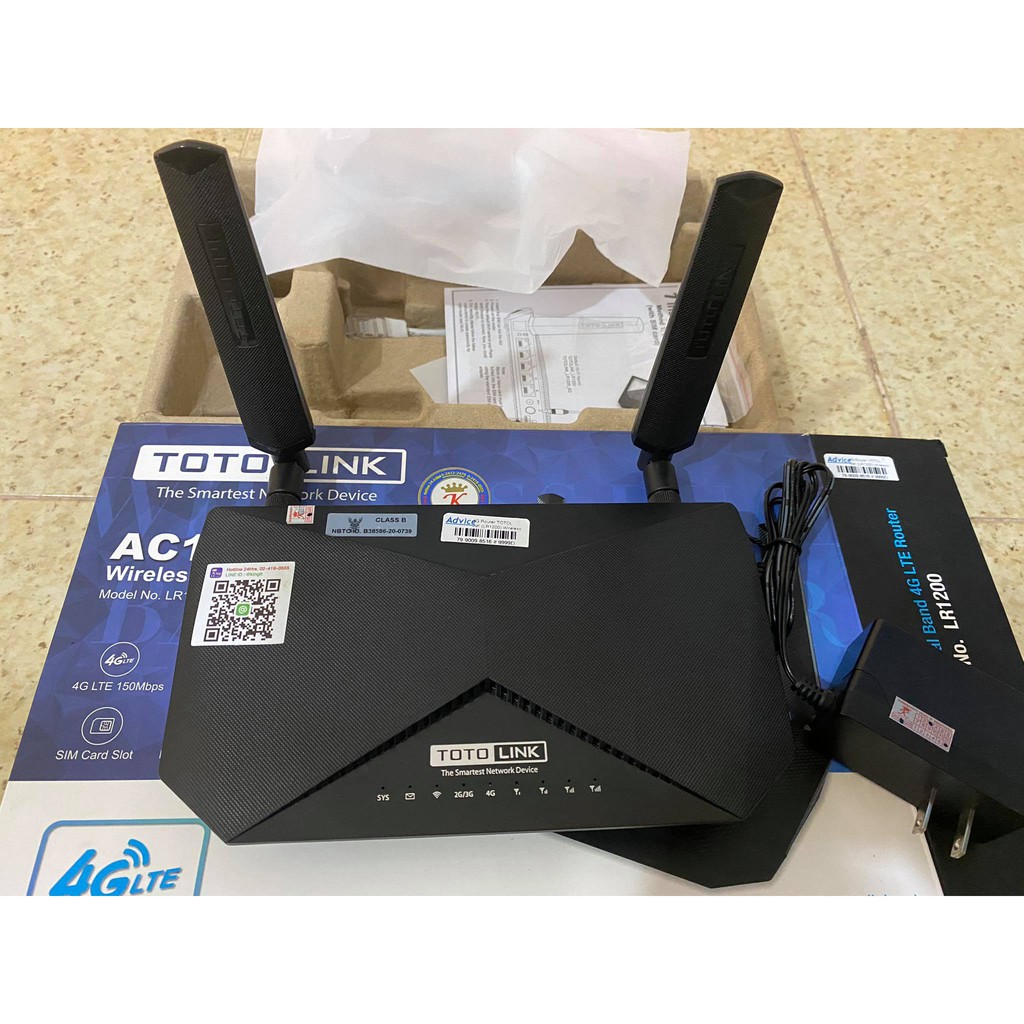 Totolink Network LR1200 AC1200 Wireless Dual Band 4G LTE Router รับประกันตลอดอายุใช้งานครับ ประกัน A