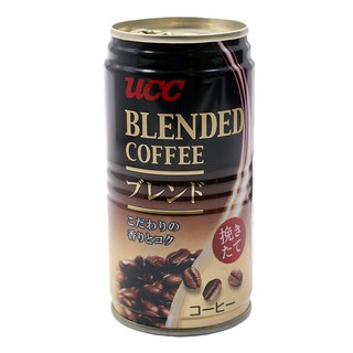 ยูซีซีเบลนกาแฟผสมนมและน้ำตาลสำเร็จรูปพร้อมดื่ม 185มล. UCC Blend Coffee with Milk and Sugar, Ready to Drink 185 ml.