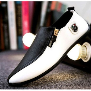 Men Casual Shoes Tide Men Peas Shoes Genuine Leather Men Leather Shoes British Driving Men Shoes Lazy Shoes