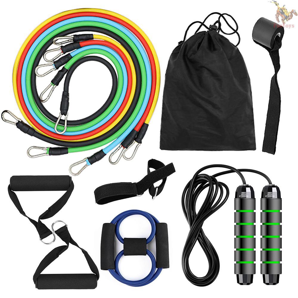 FUTO 13pcs Resistance Bands Set Workout Fintess Exercise Tube Bands ...