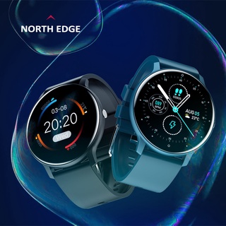 North Edge NL02 สมาร์ทสวมใส่สายรัดข้อมือนาฬิกากันน้ำ Bluetooth pedometer นาฬิกาปลุกเตือนการออกกำลังกายการนอนหลับออกซิเจน