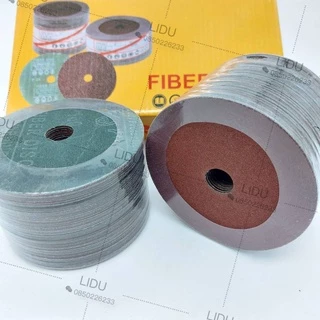 กระดาษทรายกลม 4 นิ้ว มีรู 10แผ่น Sand Disc กระดาษทรายกลมีรู