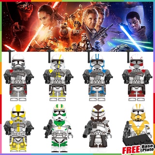 ฟิกเกอร์ Star Wars Minifigures ARC Commander Colt Blitz Havoc Hammer 327th ARC Trooper 13th Battalion ขนาดเล็ก XH0333