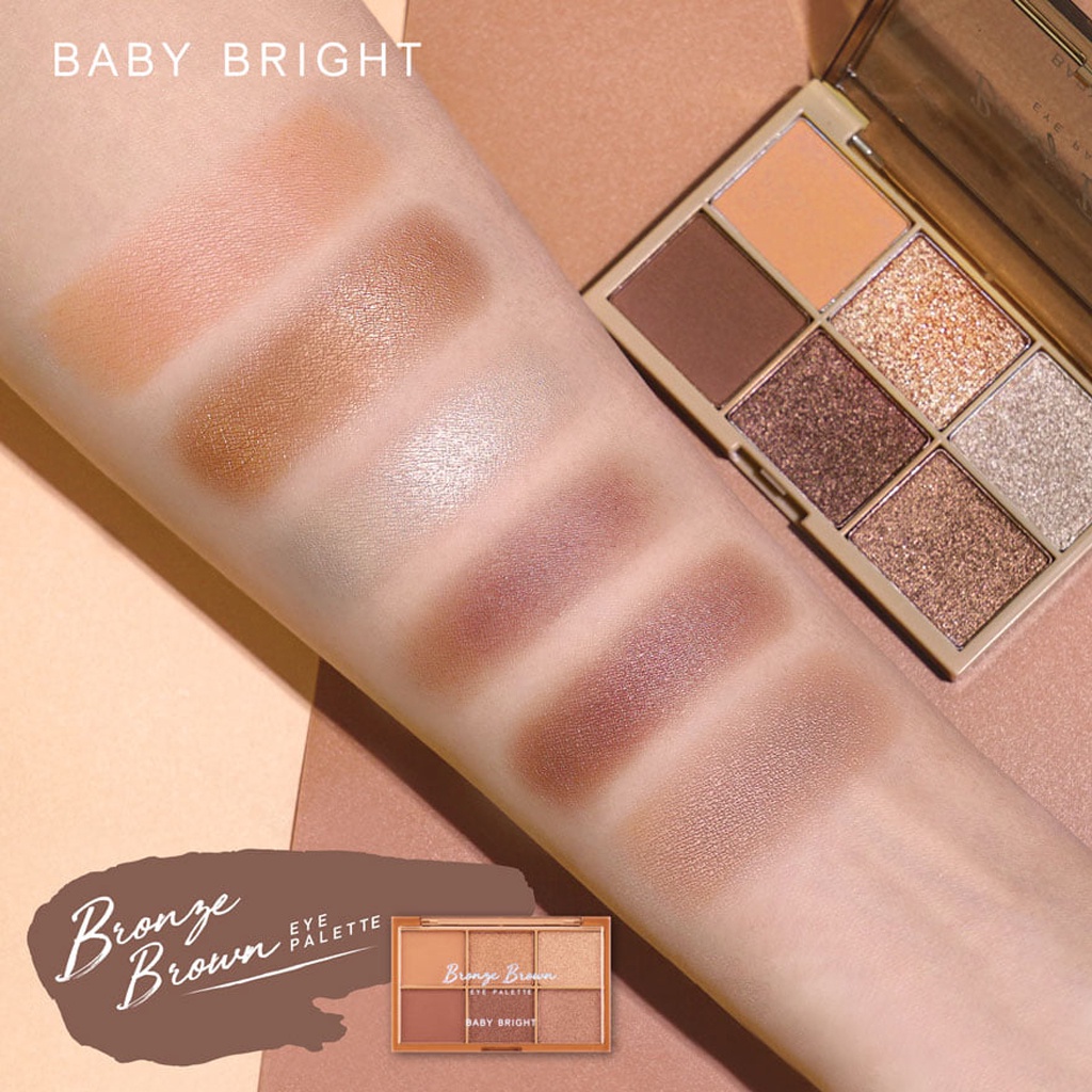 พาเลททาตา อายแชโดว์ เบบี้ ไบร์ท อายพาเลท Baby Bright Eye Palette 0.7g x 6 - รูปที่ 4