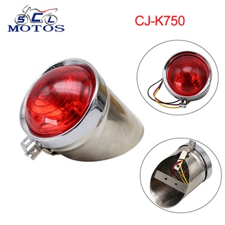 Sclmotos- For BMW R12 R71 R75 Ural M72 KS750 CJ-K750 K750 MB750 DNEPR Motorcycle Taillight Rear Light Side Car Motor Rac