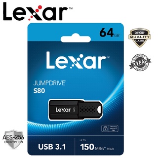 Lexar 64GB S80 JumpDrive USB3.1 (150MB/s)