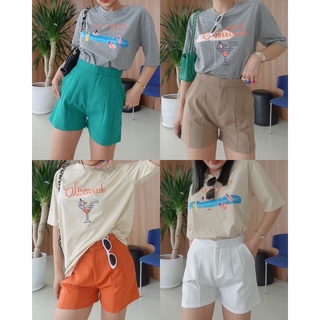 Loonnystore summer shorts size s/m/l มี4สี พร้อมส่ง‼️new in pack💕