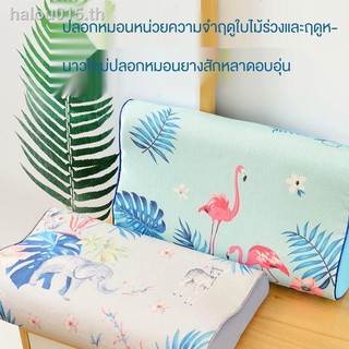 pillow case﹊☜ปลอกหมอนเมมโมรี่ปลอกหมอนยางพาราผู้ใหญ่เดี่ยว 60x40 แพ็คคู่หนึ่งคู่ Shot 2 หมอนนักเรียน 50x30 หมอนผ้าขนหนู &lt;