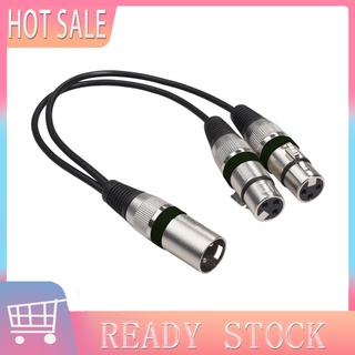 รถ| 2 in 1 สายสัญญาณเสียง XLR ตัวผู้ เป็น XLR ตัวเมีย สําหรับคอนโซลเสียง