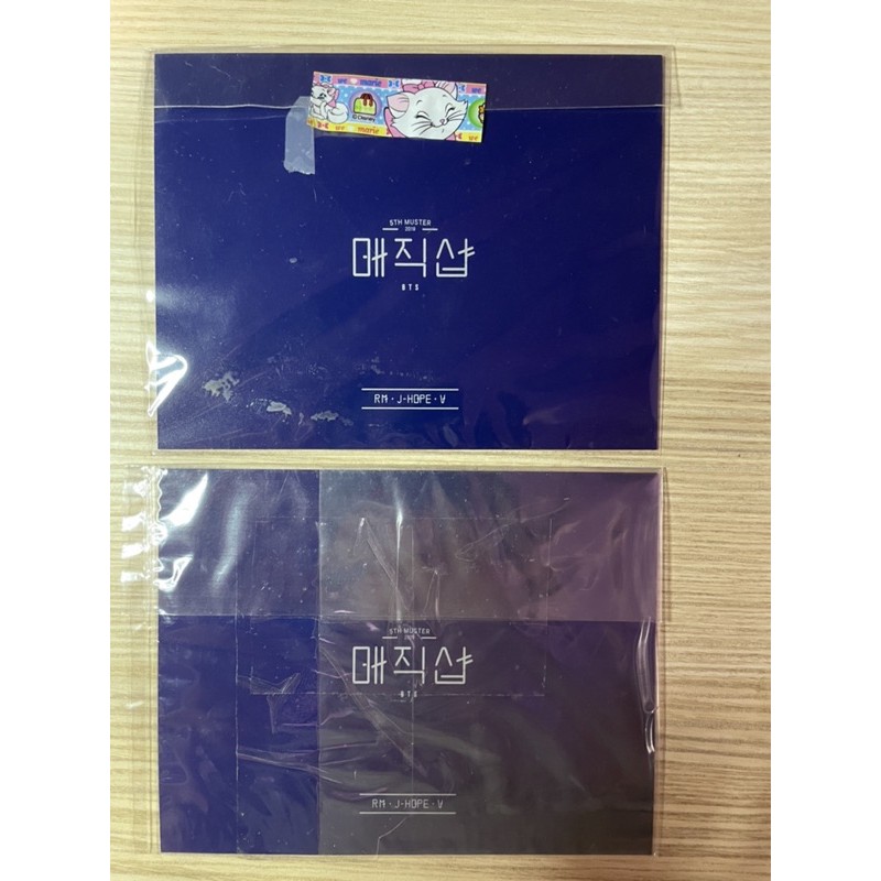 BTS Pop-up card Muster 5 Seoul and Busan BTS บีทีเอส บังทัน V RM J Hope ของแท้ โปสการ์ด 6I3L