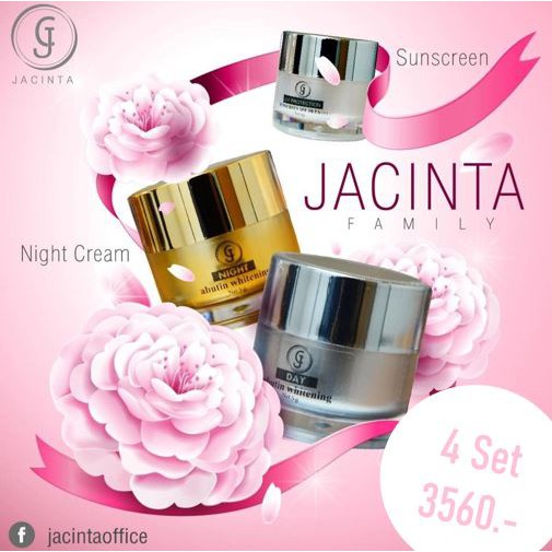 (4 Set ) DAY & NIGHT CREAM JACINTA  1 Set ได้ถึง 2 กระปุก