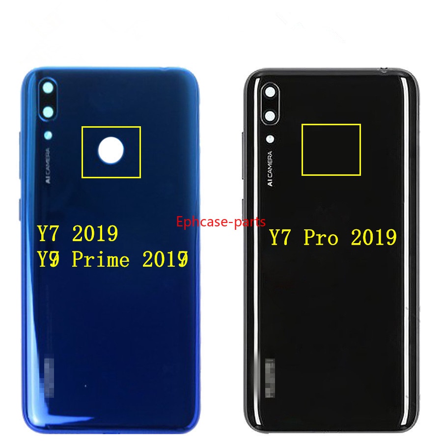 Epcph-ใหม่สําหรับHuawei Y7 2019 Y7 Pro 2019 Y7 Prime 2019 ฝาหลังแบตเตอรี่ด้านหลังY7 2019 กรณีY7 Pro 