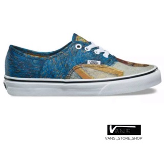 VANS AUTHENTIC X VINCENT VAN GOGH SELF PORTRAIT TRUE WHITE SNEAKERS สินค้ามีประกันแท้