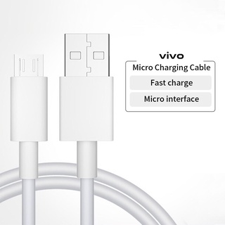 สายชาร์จ Micro USB 1 เมตร สําหรับ ViVO V11 V11i V15 Pro X21 S1 Y20i Y19 Y17 Y20 Y11 V15 V9 V7 Plus V5 V7 Y15 Y12 Y91 Y81 Y95 Y91i Y81i Y71 Y53 Y85 Y91C