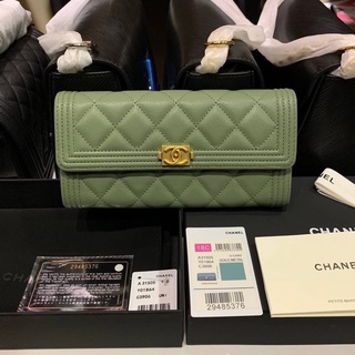 🔥sale🔥กระเป๋าสตางค์ใบยาว ชาแนล wallet งานออริ