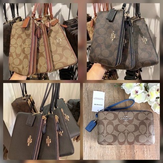 Coach คล้องมือ 2 ซิป S 6.5 นิ้ว มีหลายสี