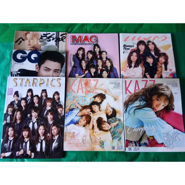 นิตยสาร BNK48 ต่างๆหลายปก