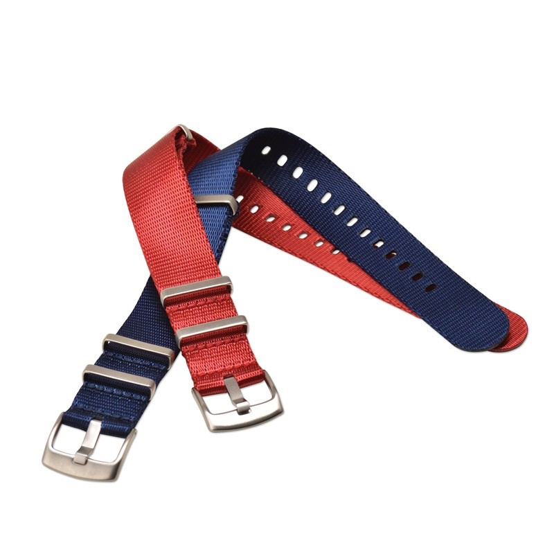 (พร้อมส่ง) Seat Belt NATO Nylon Strap สายนาโต้เนื้อผ้านุ่มลื่น หลากสีหลากลาย แถมเครื่องมือถอดสายและสปริงบาร์