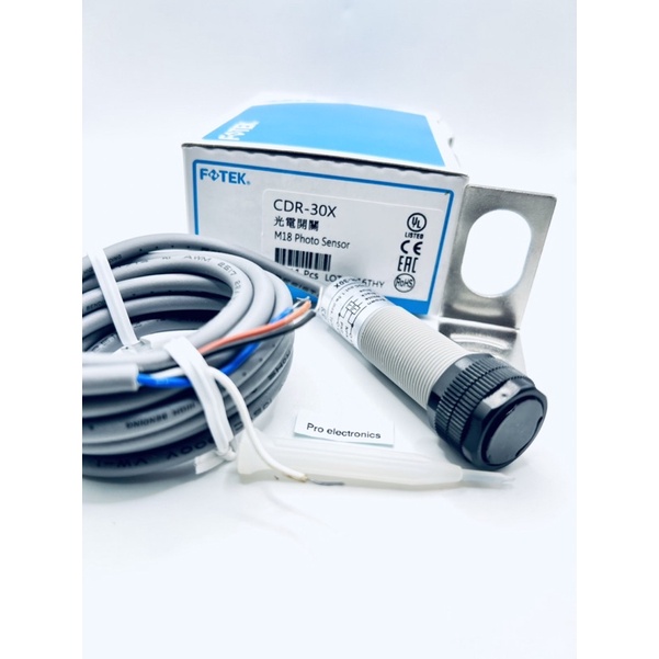 เซ็นเซอร์ FOTEK CDR30X CDR-30X photo sensor ไฟ 10-30vdc ขนาด M18 สินค้าพร้อมส่งในไทยร้านส่งของทุกวัน new