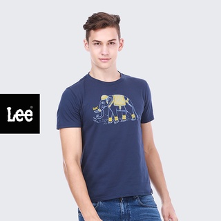 LEE เสื้อยืดทรงปกติ REGULAR รุ่น LE 19001K13 ลี เสื้อผ้าผู้ชาย เสื้อยืด เสื้อผู้ชาย