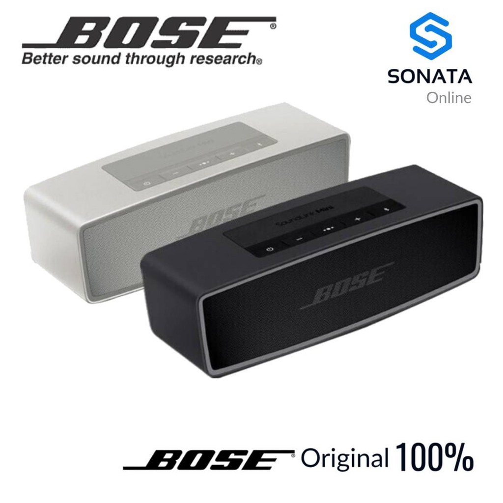 ลำโพงบลูทู Bose SoundLink Mini II ลำโพงเสียงบลูทูธไร้สาย Mini2 BOSS ซับวูฟเฟอร์คอมพิวเตอร์บ้านรถสีดำ ลำโพงบลูทูธแบบพกพา
