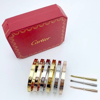 CARTIER LOVE BRACELETS กำไลข้อมือผู้หญิง แบรนด์เนม คาร์เทียร์ แฟชั่น