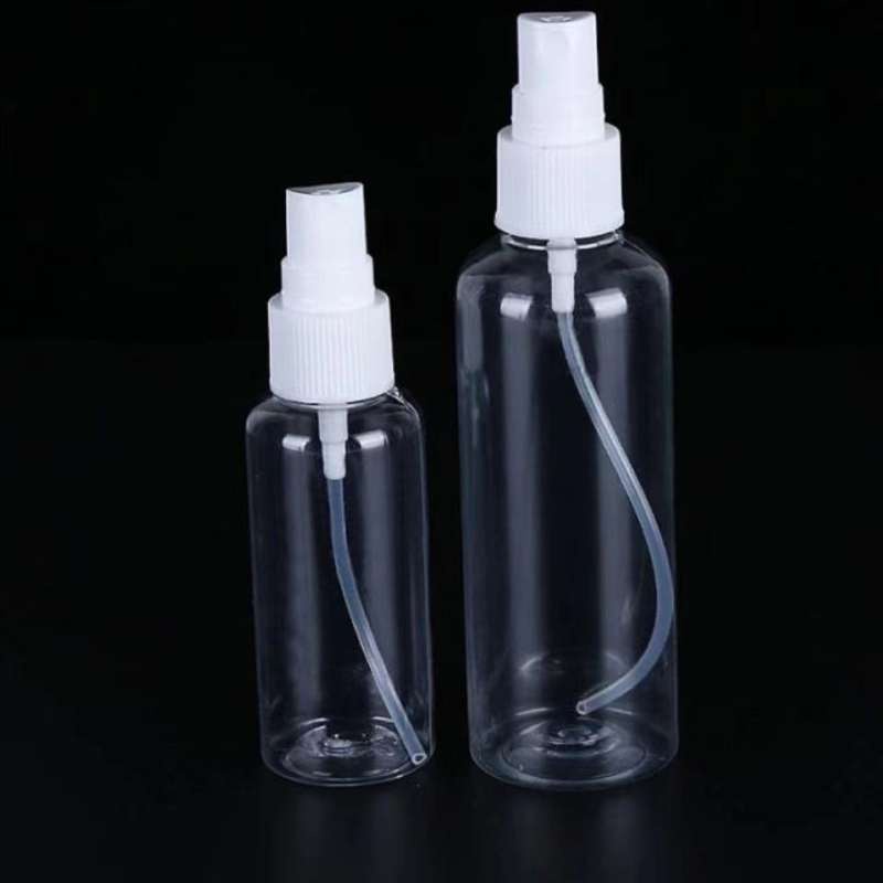 ขวดสเปรย์ขวด50ml 100ml PET ใสขวดสเปรย์พลาสติกเครื่องสำอางน้ำหอมแยกขวดฆ่าเชื้อแอลกอฮอล์สเปรย์หม้อ ราคา ถูกที่สุด ดีลบีเคเค แกลเลอรีภาพที่ 6
