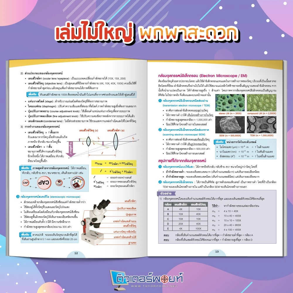 หนังสือ สรุปเนื้อหา ชีววิทยา มัธยมปลาย (BIOLOGY) [รหัส A-005] thumbnail 9