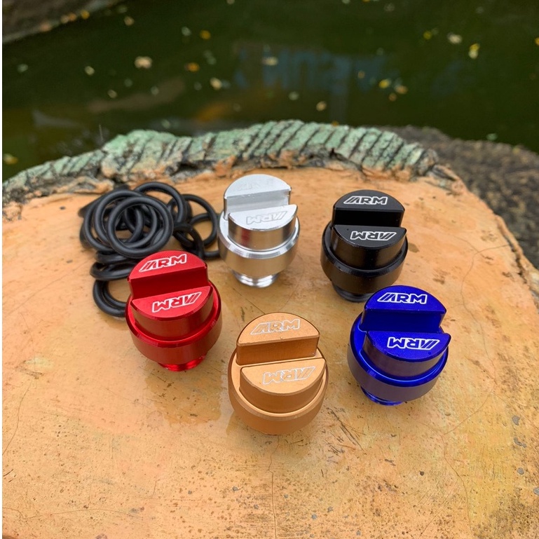 MESIN ARM ARUMI ENGINE OIL CAP VARIO PCX ADV BEAT SCOOPY AEROX NMAX LEXI MIO FULL CNC