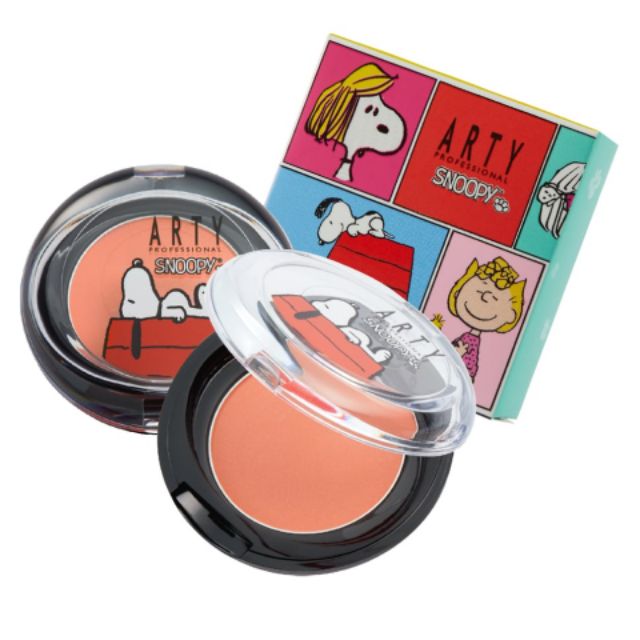 💥ปัดแก้มARTY PROFESSIONAL X SNOOPY HAPPY BLUSH ON.ขนาด3.5 กรัม