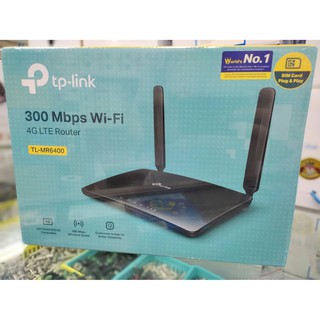 TP-Link รุ่น TL-MR6400 เร้าเตอร์ไร้สาย ใส่ซิมปล่อย Wi-Fi 4G Router TP-LINK  Wireless N300