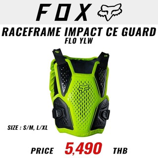 เสื้อเกราะผู้ใหญ่ FOX Raceframe Impact CE Chest Protector - flo Neon yellow