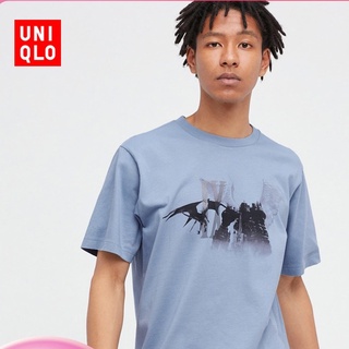 Uniqlo UT เสื้อยืดแขนสั้น พิมพ์ลายแฟนตาซี สําหรับผู้ชาย449082