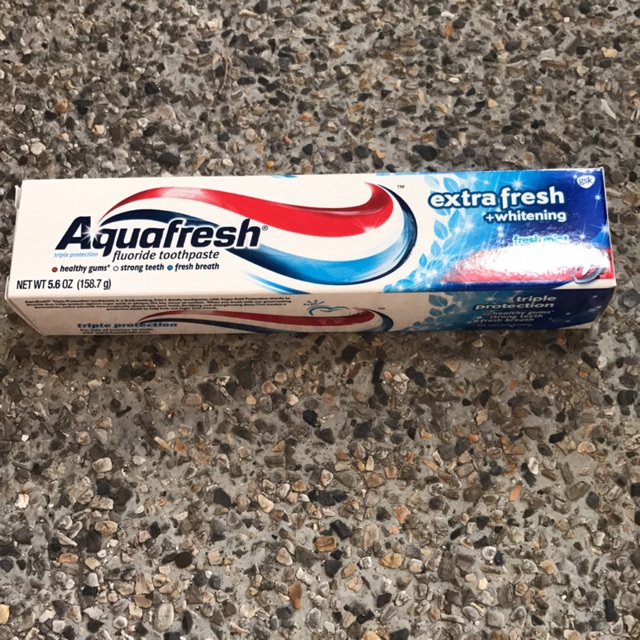 ยาสีฟัน Aquafresh triple protection นำเข้าจากอเมริกา