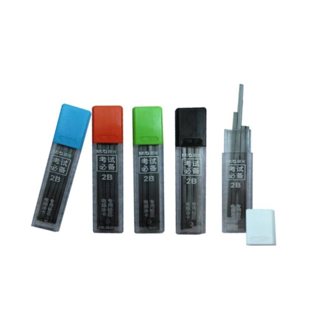 M&G ไส้ดินสอกดไส้แบน 2B สำหรับดินสอกด รุ่น AMP33701