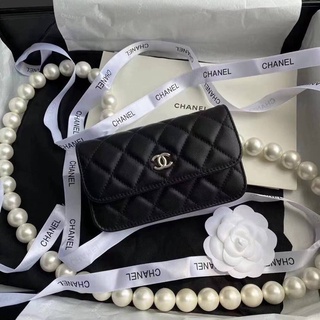 พร้อมส่งChanel WoC lamb skin with pearl strap เทียบเท่าแท้