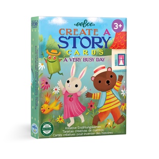 eeBoo A Very Busy Day Create a Story เกมเล่านิทานจากการ์ดรูปภาพ วันที่แสนยุ่งเหยิง