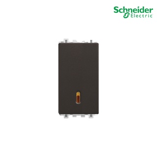 Schneider Electric สวิตช์สองทาง 16แอมป์ 250โวลต์ ขนาด 1ช่อง สีน้ำตาล รุ่น ZENcelo - 8431S_2_BZ ชไนเดอร์